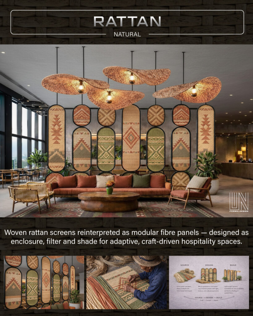 Rattan: Craft as Architecture (a Modular System for Thailand Hospitality)