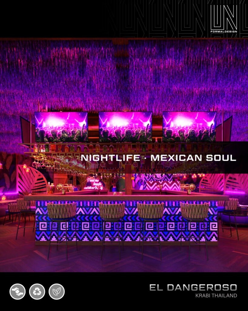 El Dangeroso: Restaurant Interior Design With Nightlife Energy and Mexican Soul