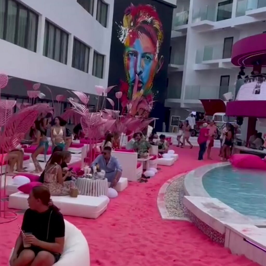 Socialtel Koh Samui beach club design — daytime pool and lounge area